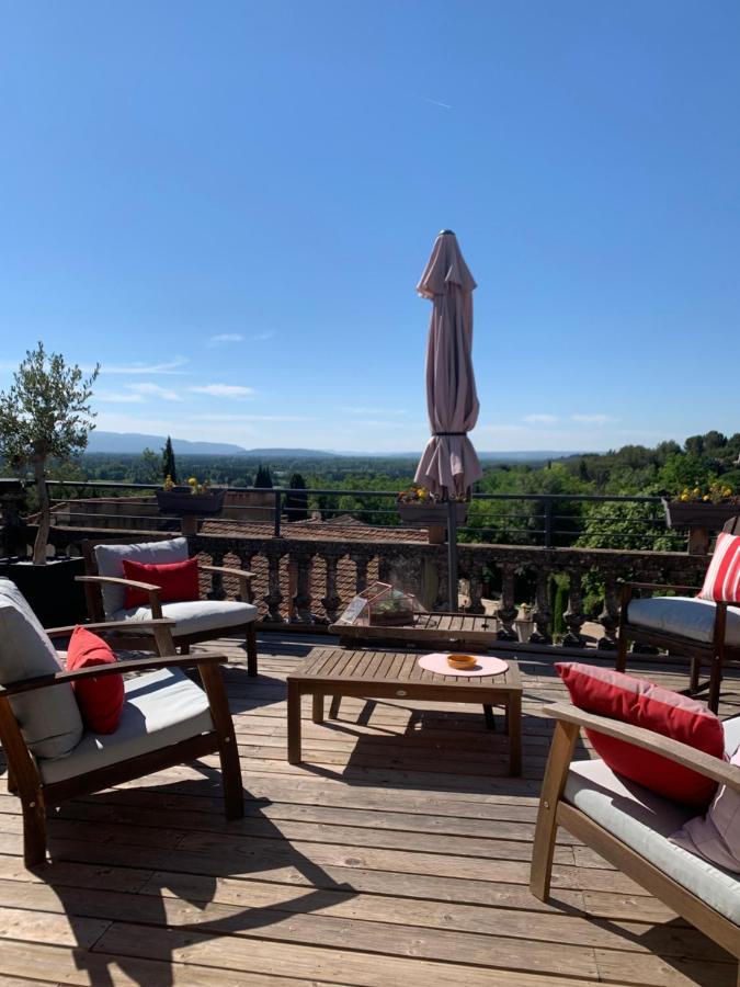 Bed and Breakfast Un Soir Sous Les Etoiles Châteauneuf-de-Gadagne Exteriér fotografie